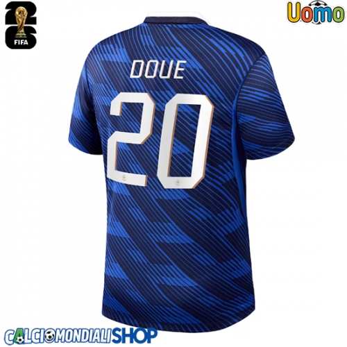 Maglie da calcio Francia Desire Doue #20 Prima Maglia Mondiali 2026  Manica Corta